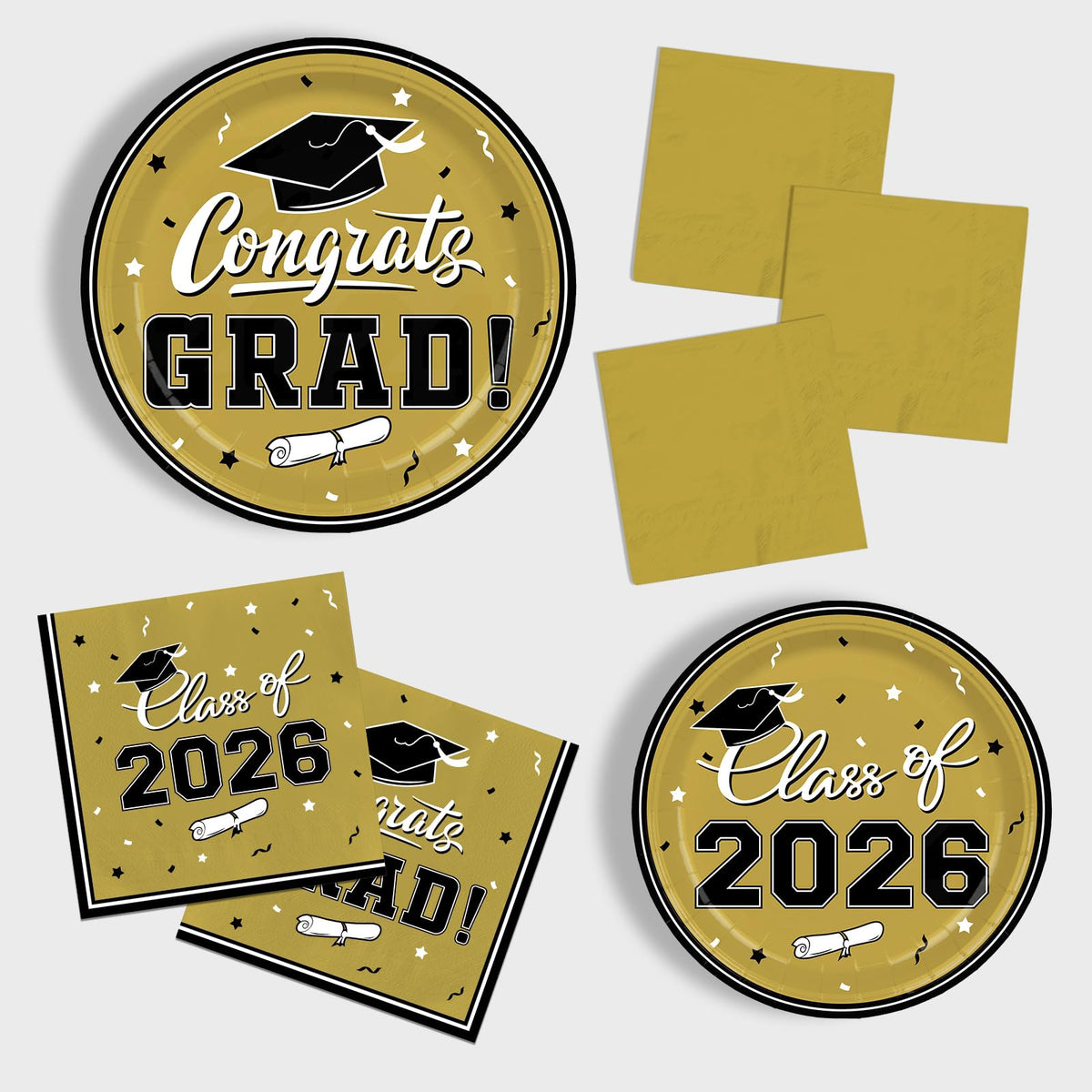 Gatherfun graduation cocktail napkins for quick cleanup and accents