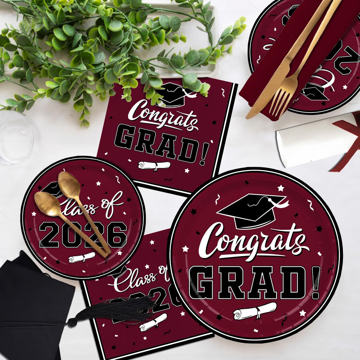 Gatherfun graduation nine-color options to match universities