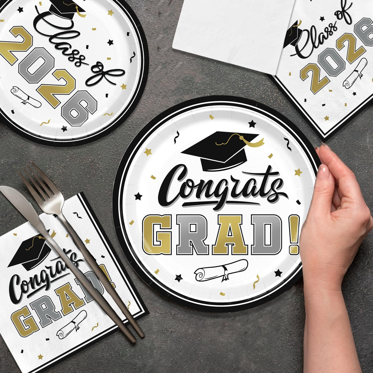 Gatherfun 3-ply luncheon napkins, sturdy and absorbent for serving and cleanup during celebrations