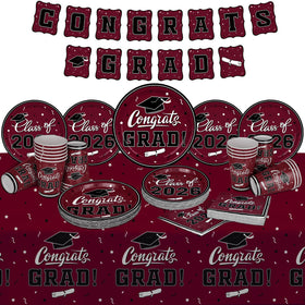 Gatherfun graduation napkins absorb spills and elevate the table setting.