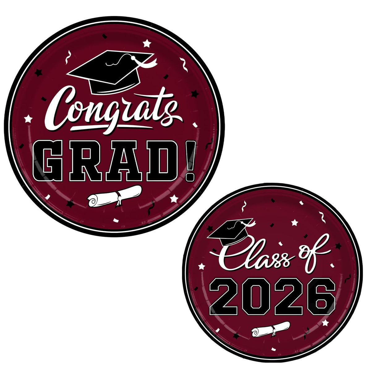 Gatherfun graduation tablecloth 54x108in keeps surfaces clean and adds color.