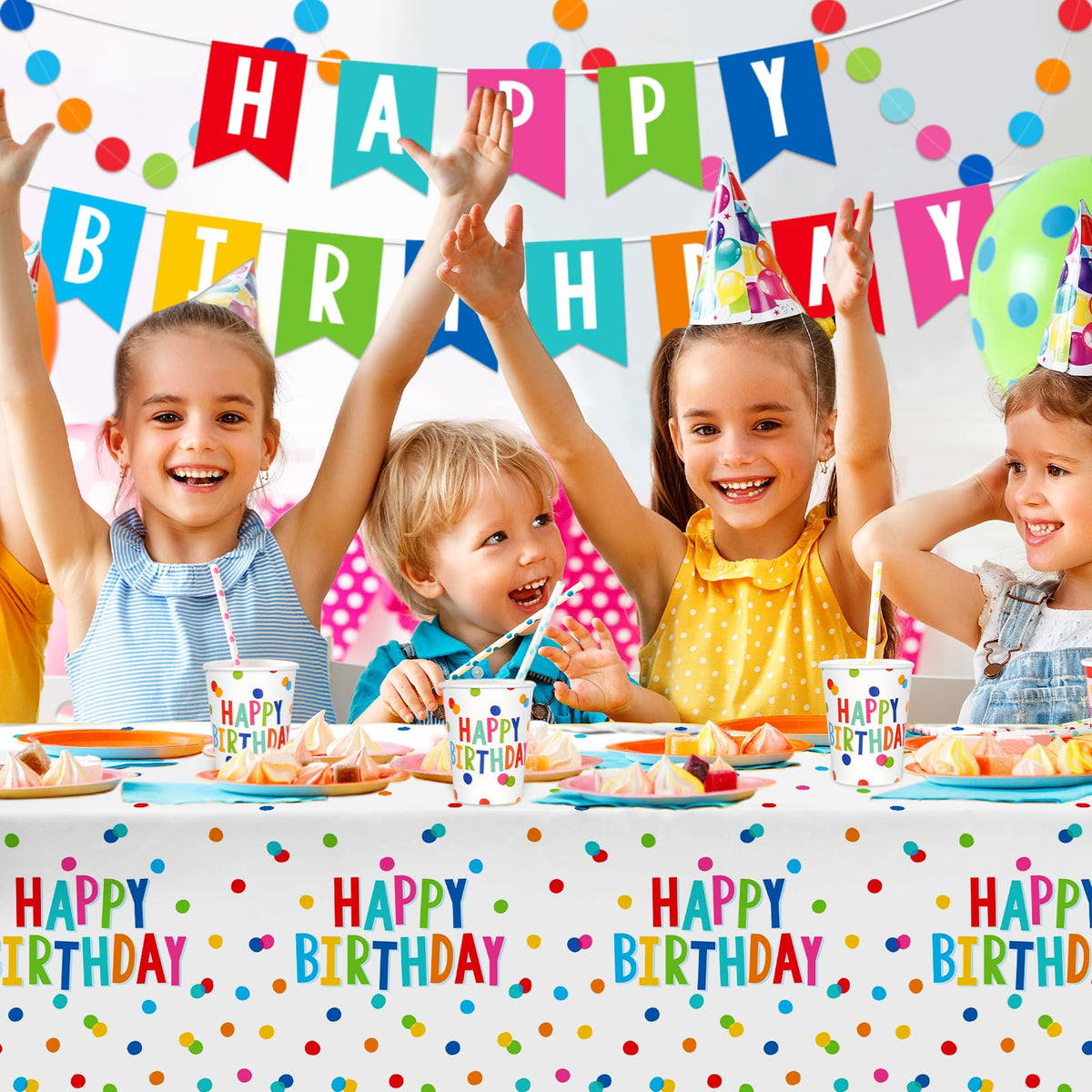 Gatherfun Happy Birthday set offers convenient party prep in one kit.