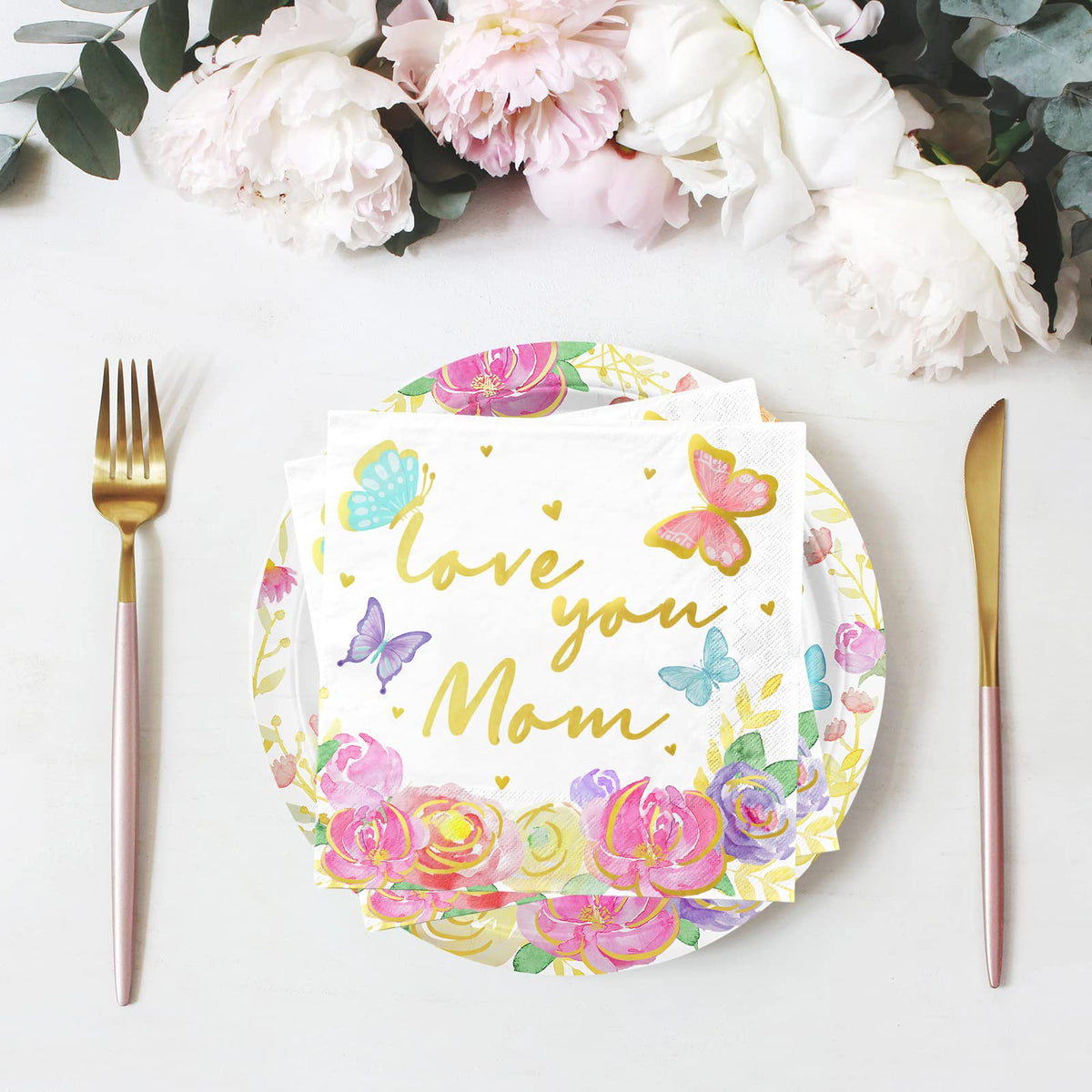 Gatherfun disposable tableware helps save cleanup time after the party