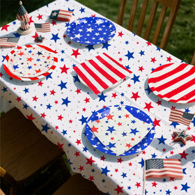 Gatherfun patriotic banners add color to outdoor or indoor celebrations