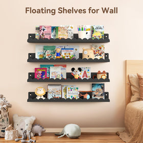 Gattlukd easy-install hardware enables quick setup in nurseries and bedrooms.