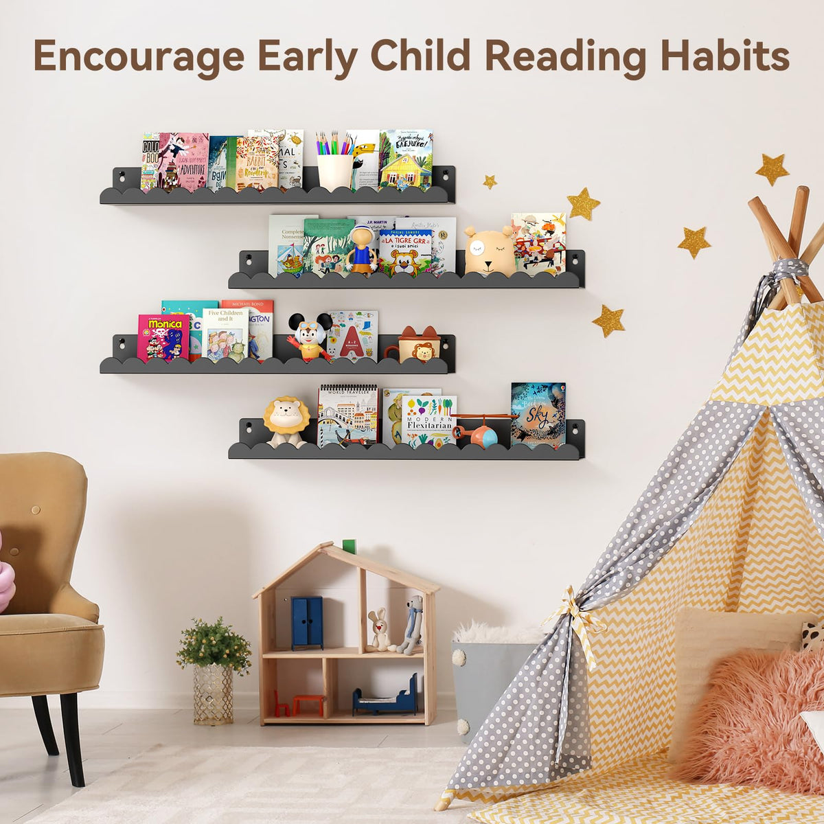 Gattlukd space-saving storage helps declutter bathrooms, playrooms, and hallways.