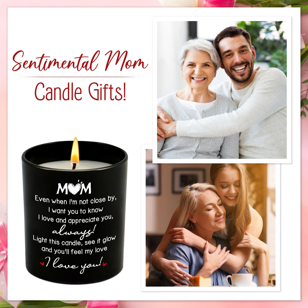GAUDORA mom gift candle suitable for birthdays or Mother's Day.