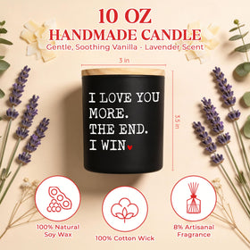 GAUDORA couples gift candle for romantic celebrations and gifts