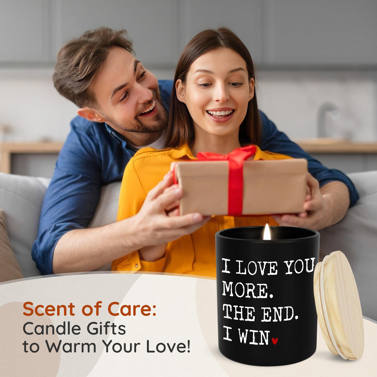 GAUDORA home decor candle adds stylish ambiance without harsh chemicals