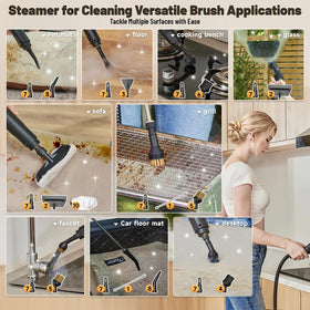 Gautye steam cleaner rapid heat 15 seconds for quick setup and use