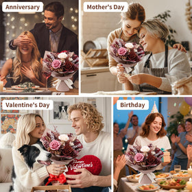 Gcchobv preserved bouquet lifestyle-friendly decor for home or office