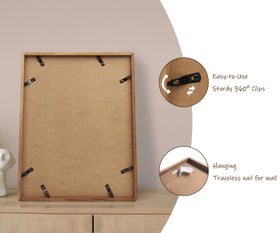 Gdfmsc frame can hang vertically or horizontally for various layouts.