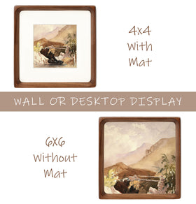 Gdfmsc natural walnut wood frame close-up emphasizing craftsmanship