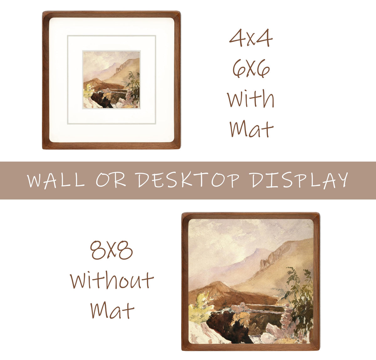 Gdfmsc frame front features real glass for clear photo viewing