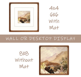 Gdfmsc frame front features real glass for clear photo viewing