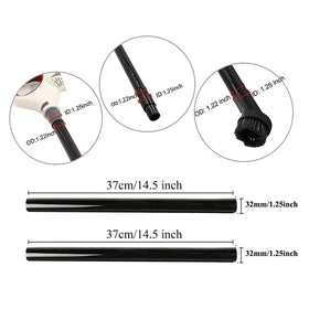 GEBDSM 12in-wide vacuum brush attachment covers large surfaces efficiently