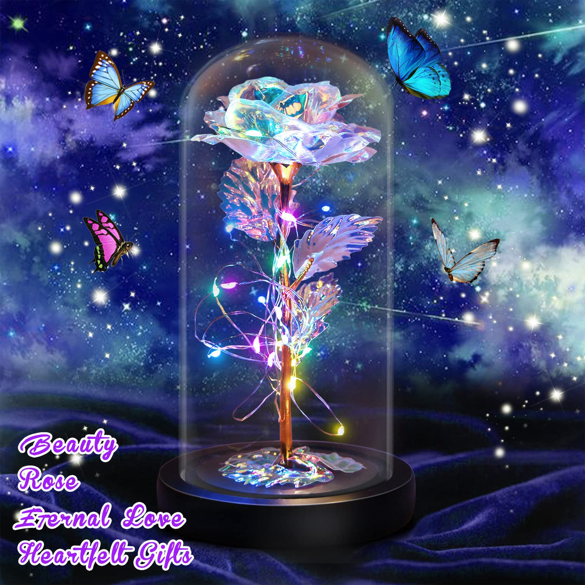 Gee Hut Romantic night-light rose serving as cozy decor