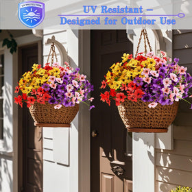 Geegoods UV-resistant outdoor mums stay bright year-round without watering.
