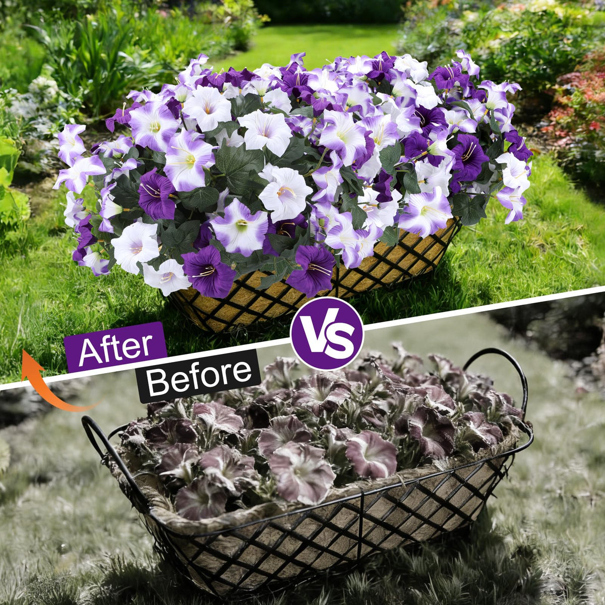Geegoods lifelike blooms without plastic shine for natural charm