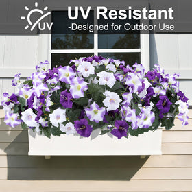 Geegoods UV-resistant petunias endure sun on balcony planters