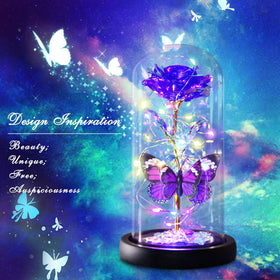 Gee Hut light-up rose decor brightens any room with ambient lighting.