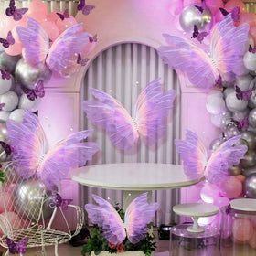 Geelin six-piece butterfly set offers versatile decor options for any event.