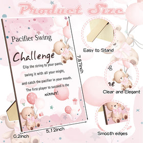 Geelin swing pacifier game 12-pack enhances party laughter and friendly competition.
