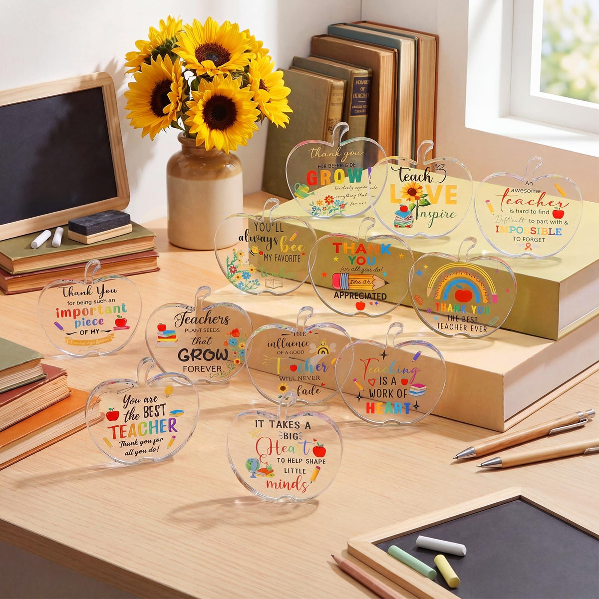 Geelin back-to-school appreciation plaque, durable and elegant
