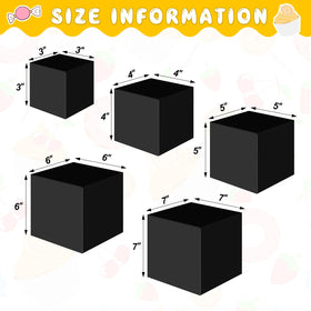 Geetery hollow-bottom acrylic display risers showcase products while organizing small items.