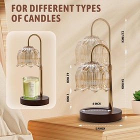 GEEZO candle warmer complements bedrooms, living rooms, and home offices.