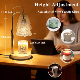 GEEZO dimmer control front view enables customizable brightness for cozy evenings.