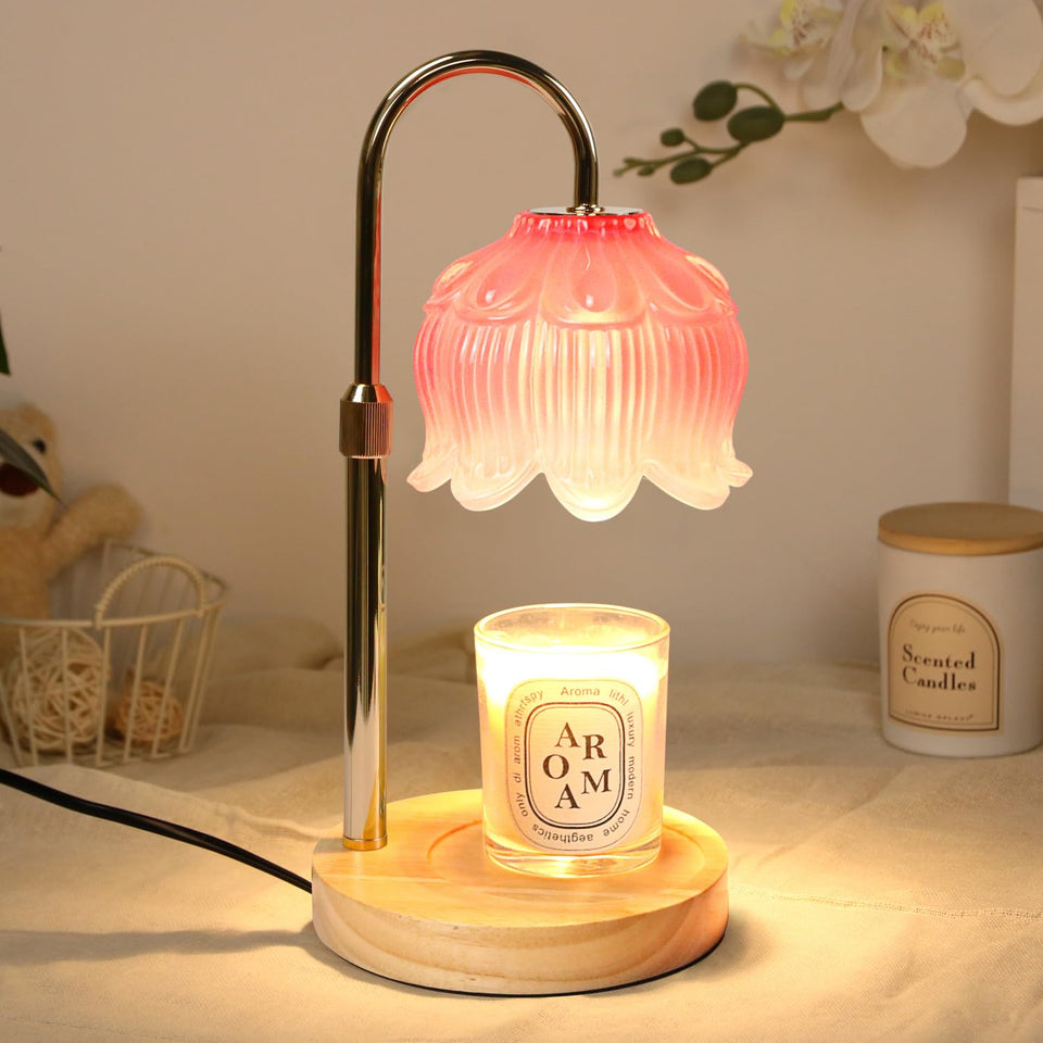 Geezo fragrance candle warmer lamp base shown for safe, flame-free scent diffusion