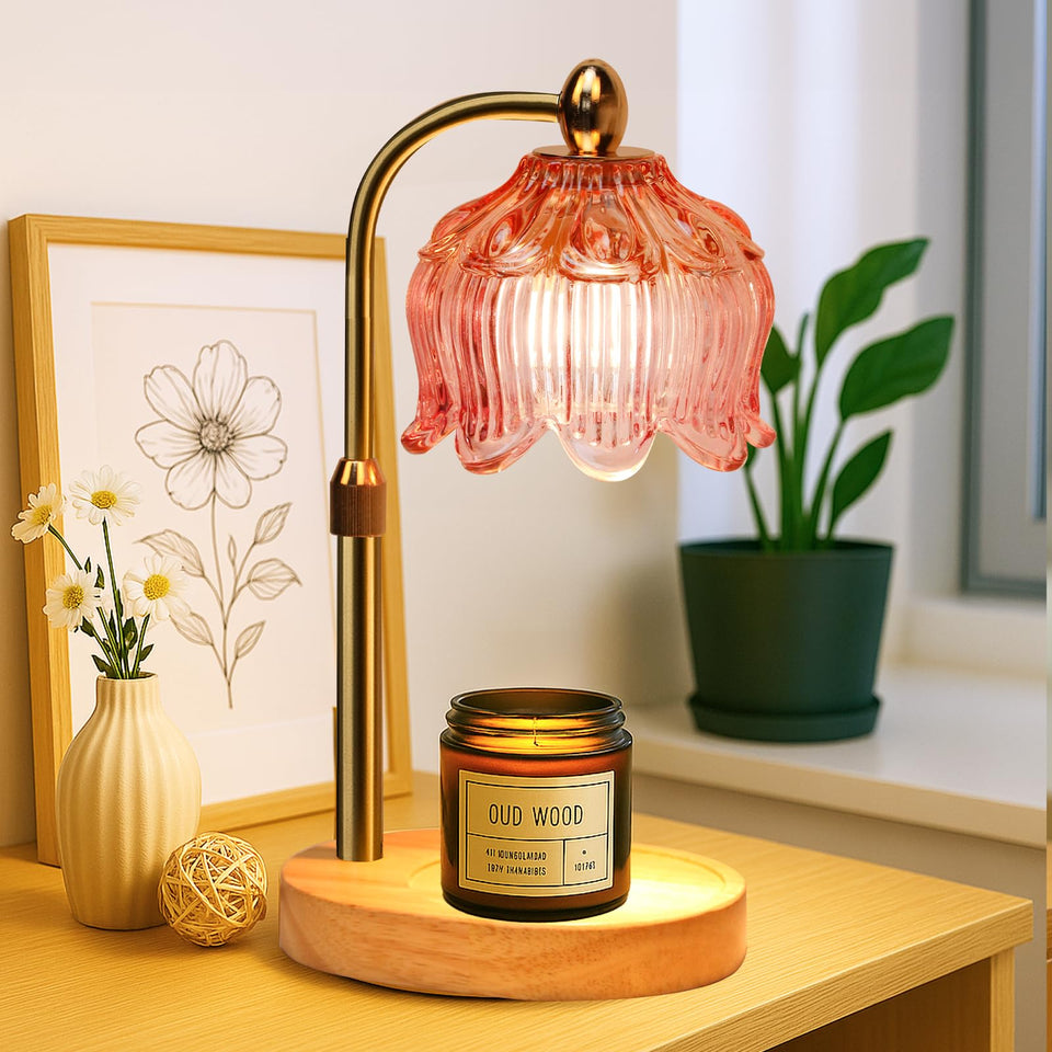 GEEZO Fragrance Candle Warmer Lamp base showcases timeless, safe fragrance diffusion