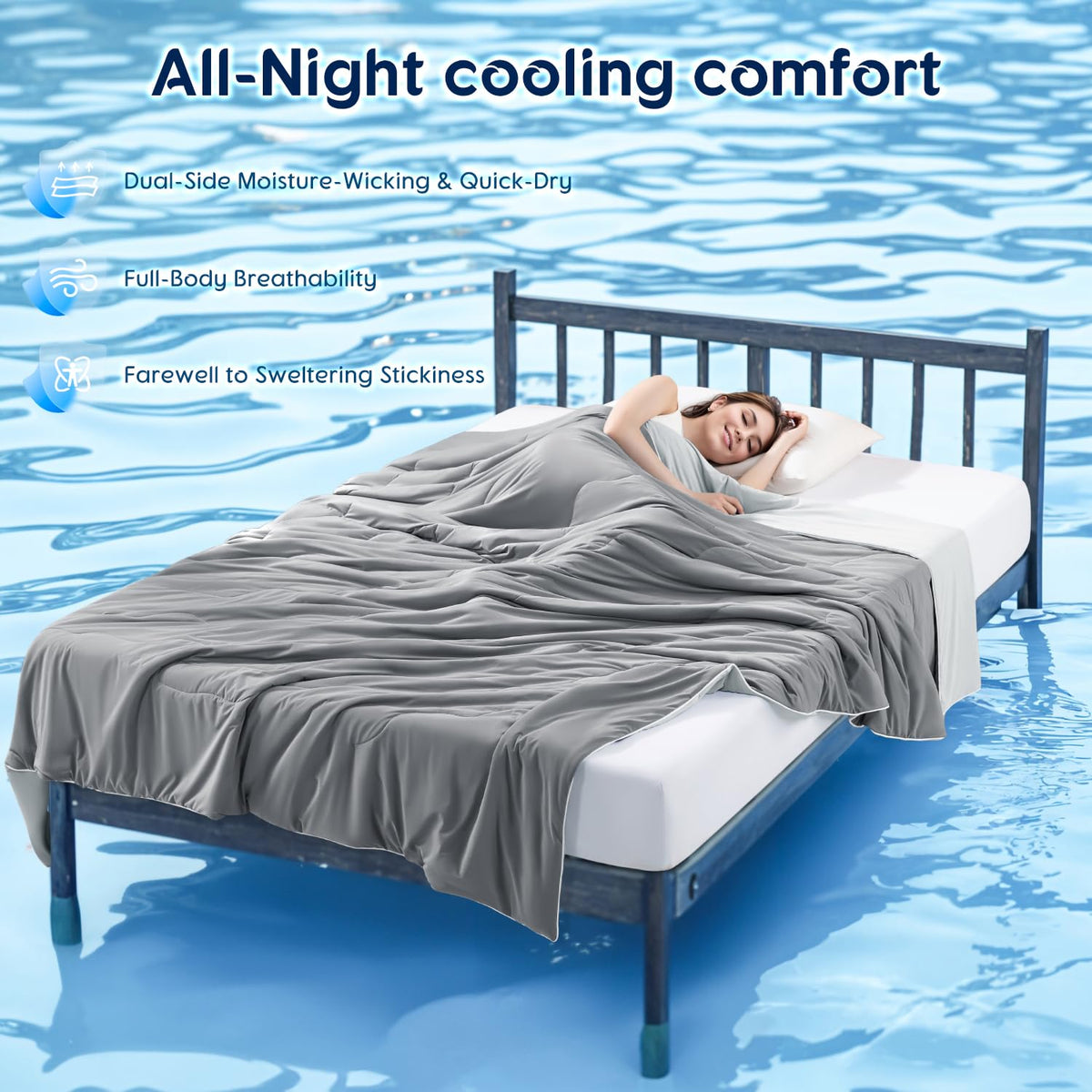Gehtmnl cooling blanket demonstrates adaptive three-dimensional hollow structure for all-season use