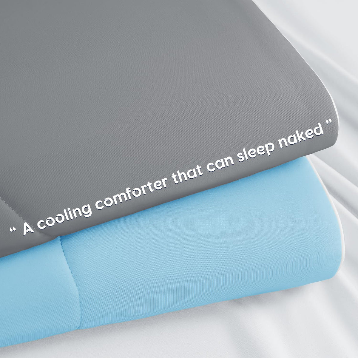 Gehtmnl cooling blanket frost grey color complements modern bedrooms