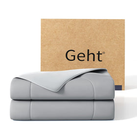 Gehtmnl cooling blanket with ice-silk fabric for fast moisture wicking and cooling relief