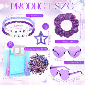 Geiserailie heart-shaped purple sunglasses for stylish party wear