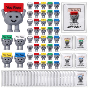 Gejoy mini rock figurine with the 'you rock' message to boost team spirit