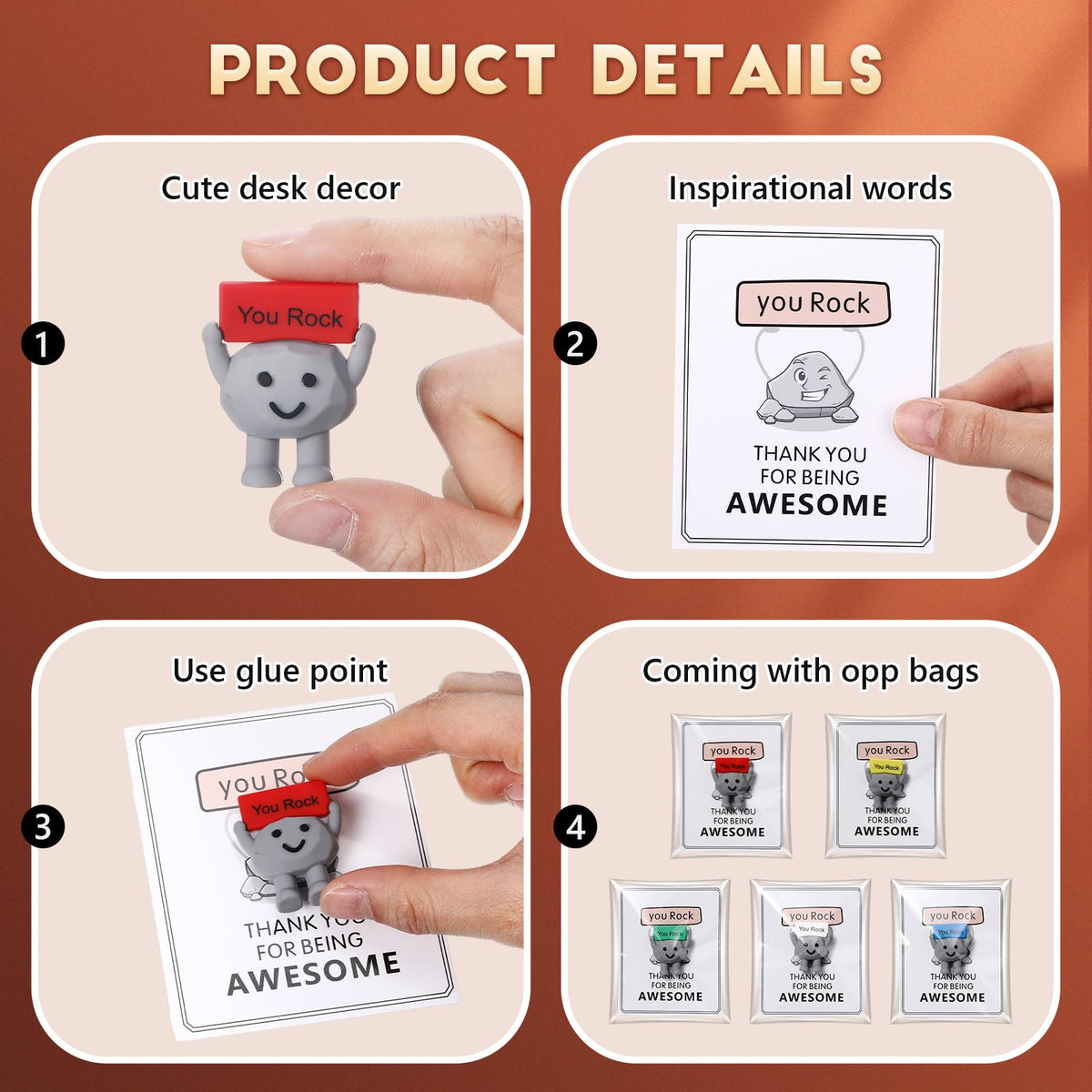 Gejoy motivational rocks brightening office spaces and break rooms