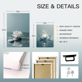 GELDSTEI Calm Zen canvas: minimalist wall art for modern interiors