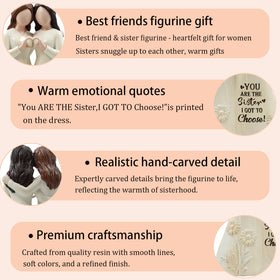 GemsLives natural resin figurine closeup with handcrafted finishing