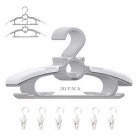 Gencuoir ultra-thin baby hangers save closet space and keep outfits neat.