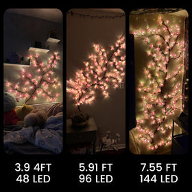 Generic 8 modes and timer LED wall lights for mood settings