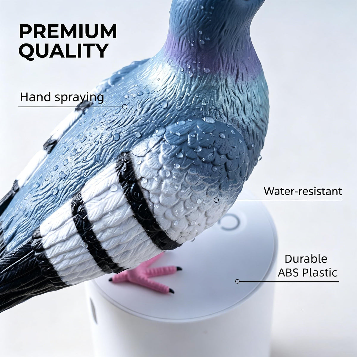 Generic two-tone ABS base supports wide liquid compatibility