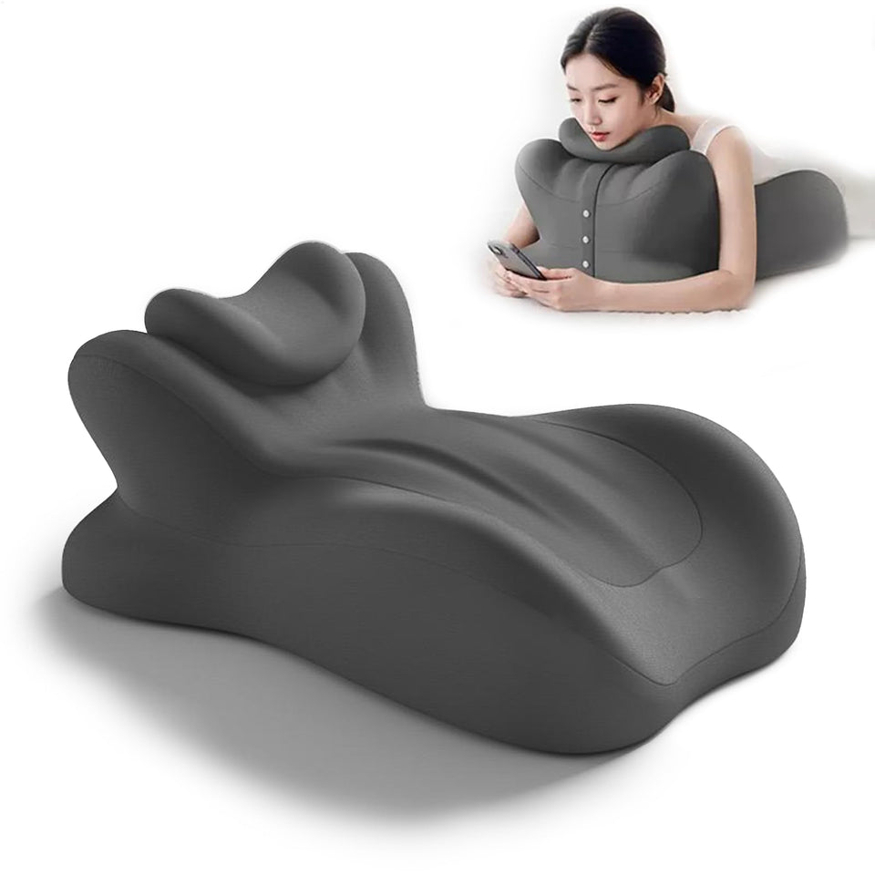 Generic Adjustable Intimacy Pillow front view showing ergonomic wedge for versatile comfort