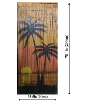Generic Beaded Curtain Doorway 35-5x78 highlights color and permits airflow.