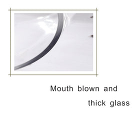 Generic centerpiece vase showcasing roses and tulips with clarity.