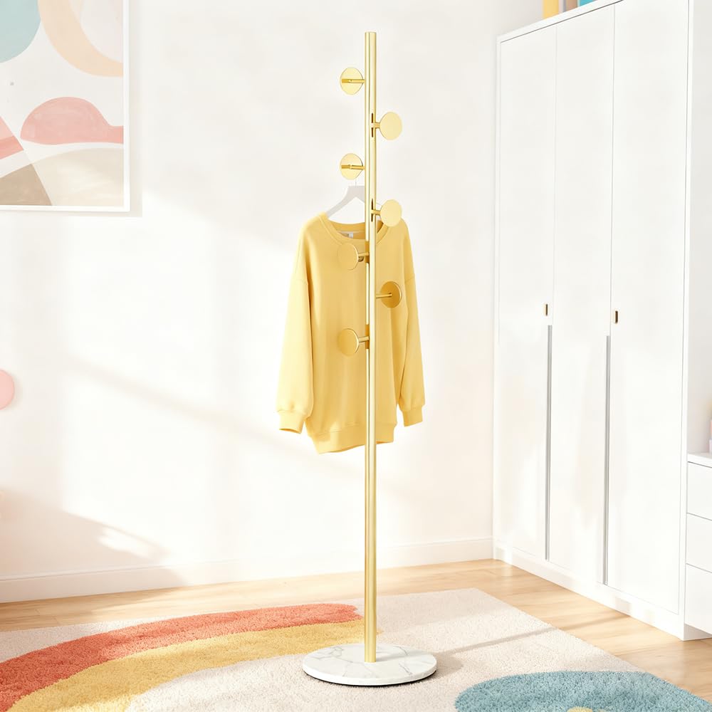 Generic coat rack modern design complements entryways and living spaces.
