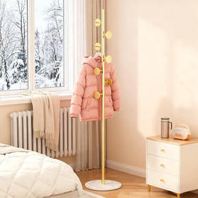 Generic coat rack nano-baking paint prevents rust and wear.