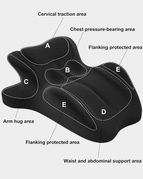 Generic Compact Travel–Friendly Wedge Pillow for on-the-go comfort